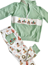 Load image into Gallery viewer, Once upon a Christmas morning jogger set
