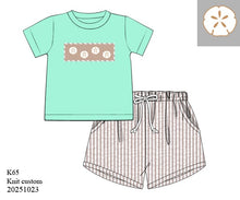 Load image into Gallery viewer, Sand dollar shorts set

